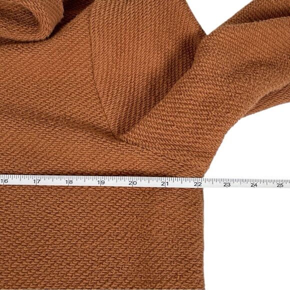 Escape Loop cotton Terry Drawstring Pullover Sweater in Spice Womens Size Medium - Picture 6 of 7